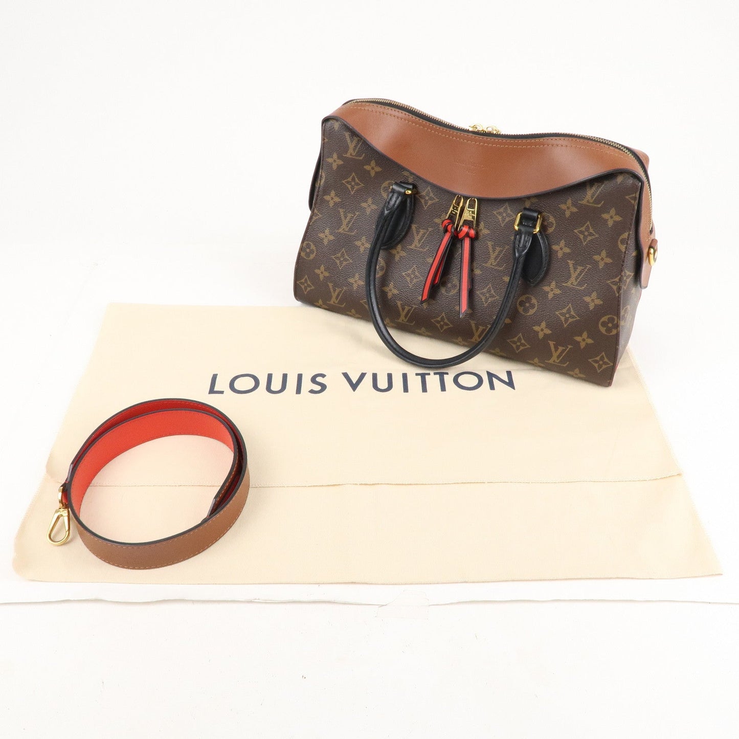 Louis Vuitton Monogram Tuileries Tote 2Way Hand Bag M41456