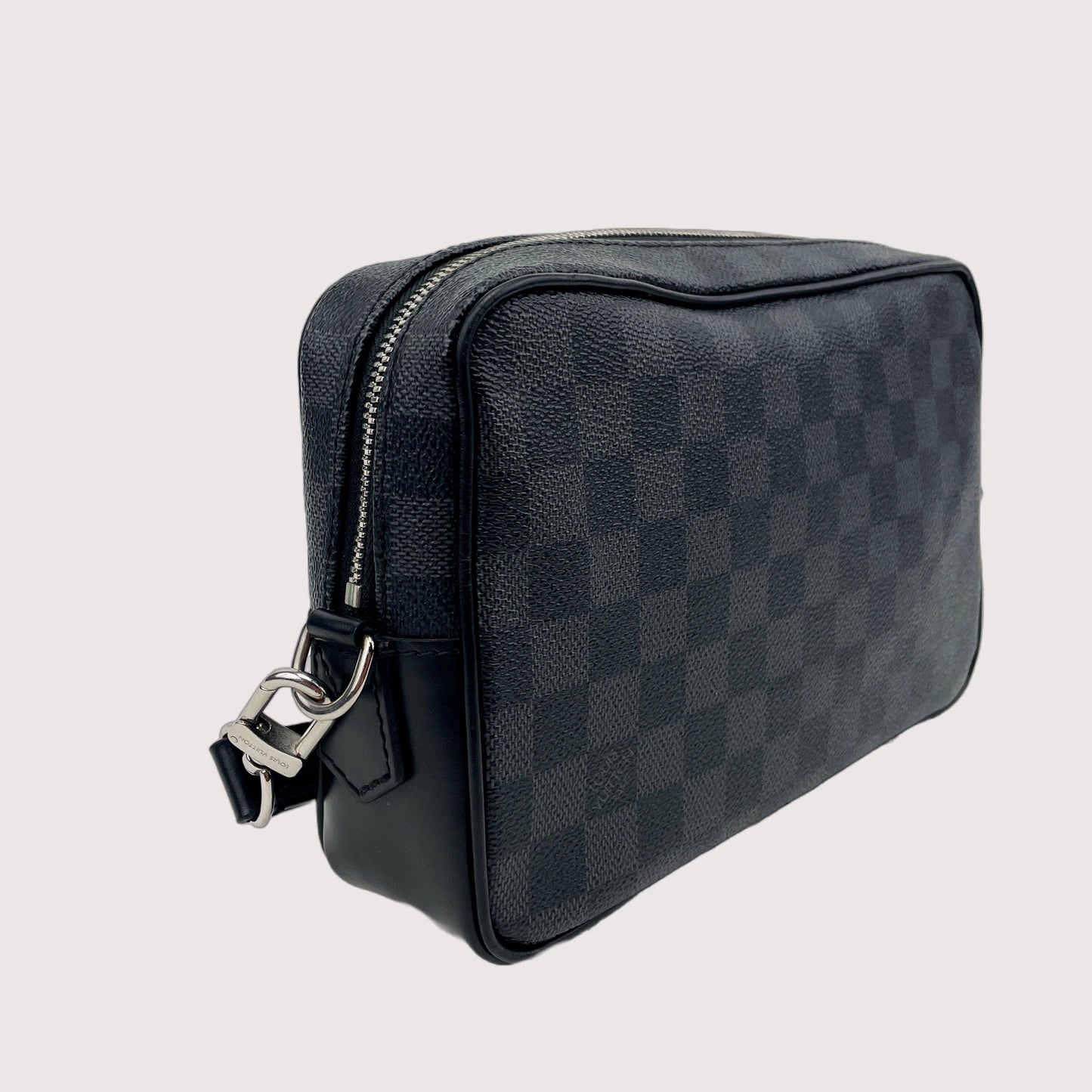 LOUIS VUITTON Kasai Clutch Damier Graphite