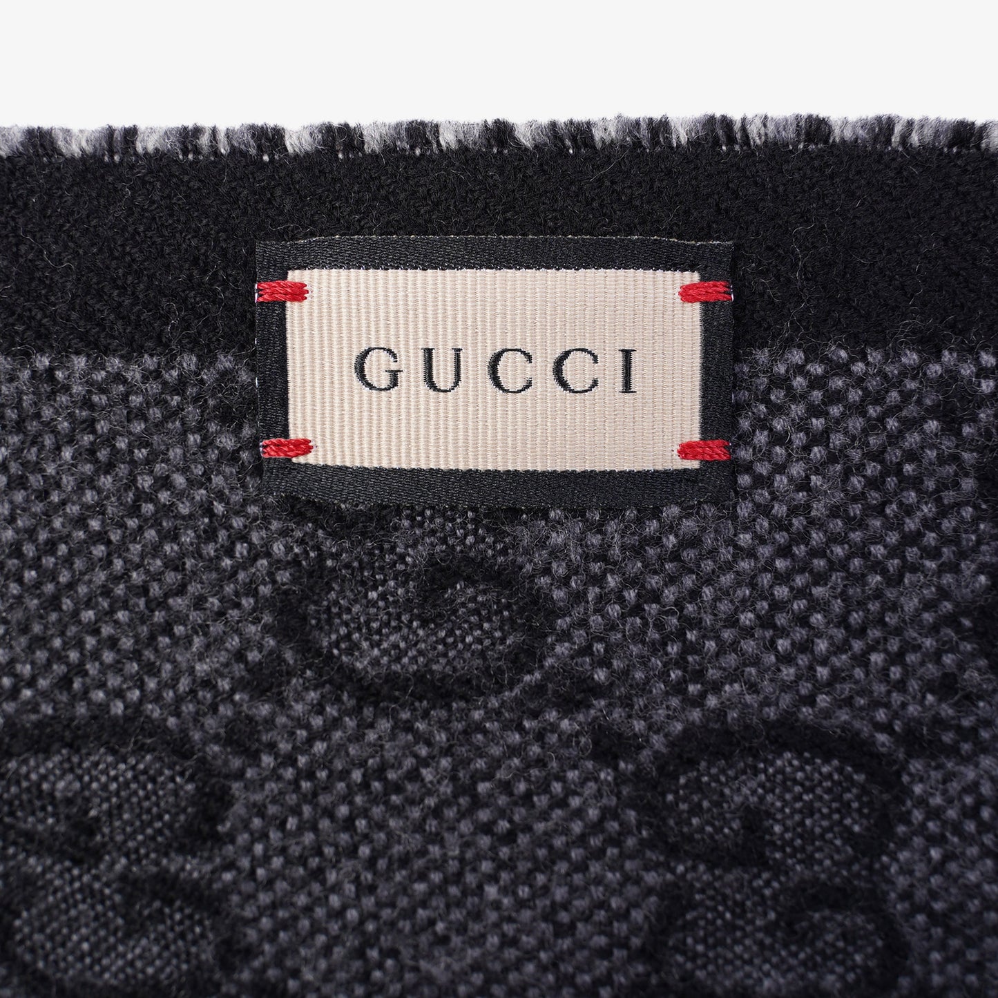 Gucci Womens GG Scarf Grey