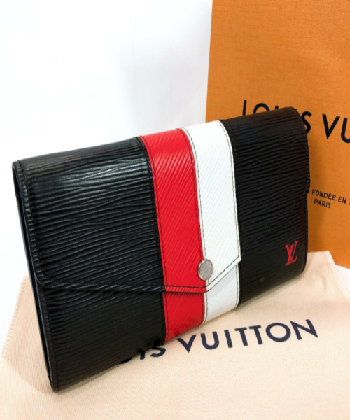 Louis Vuitton Zippy Wallet Epi Stripes special edition Noir