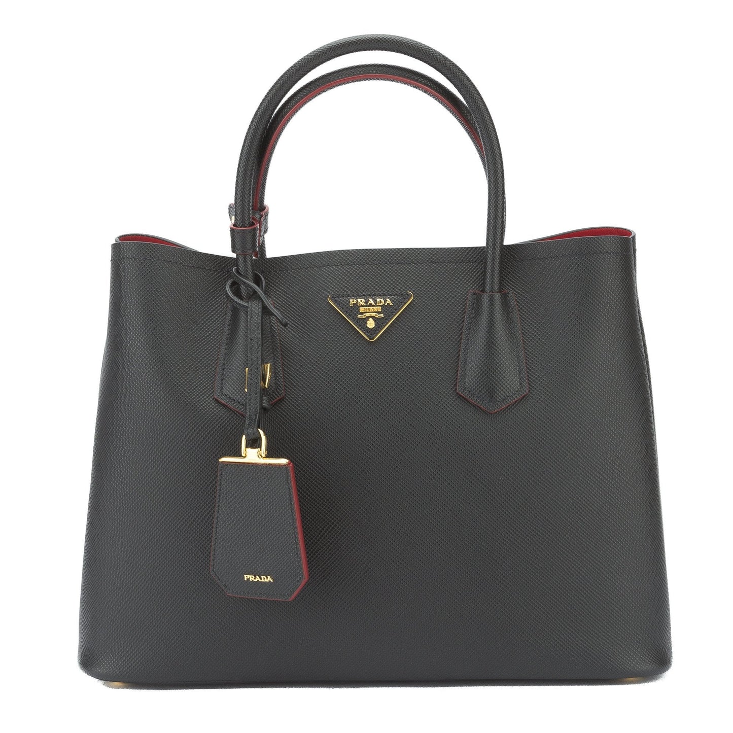 Prada Black Saffiano Cuir Leather Tote (New with Tags)