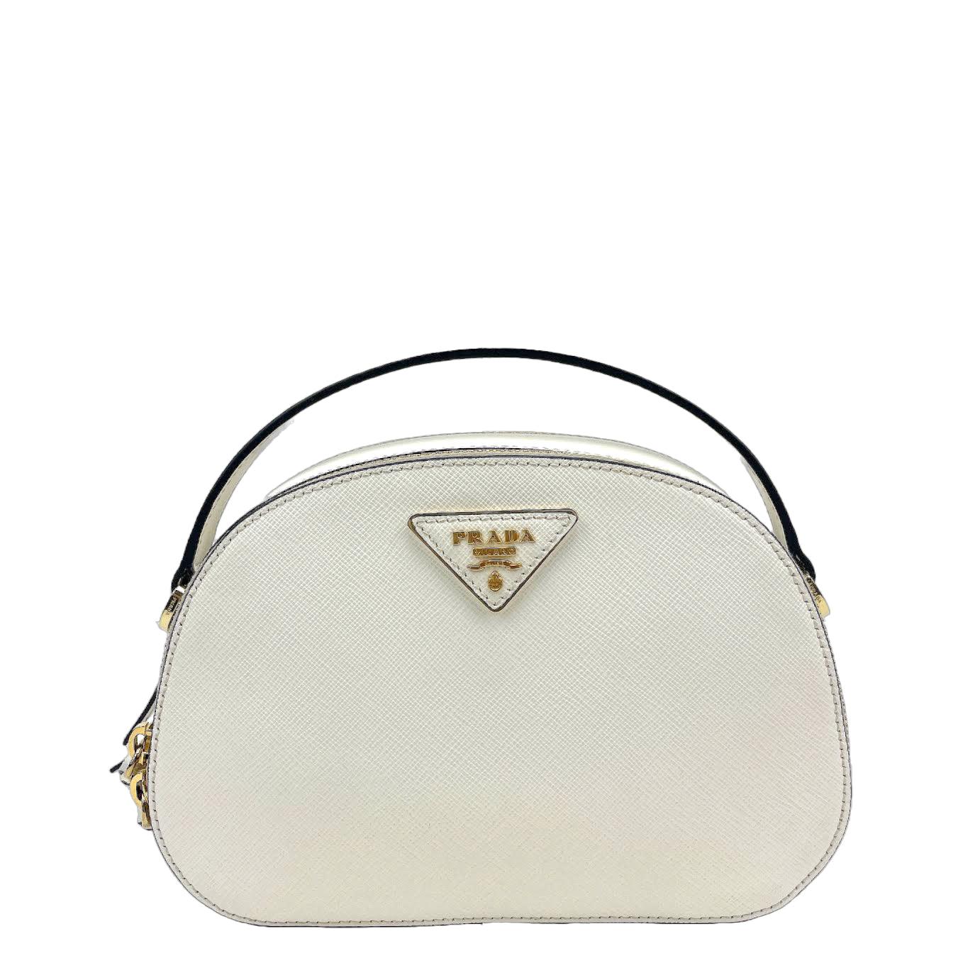 PRADA Saffiano Lux Odette Crossbody Bag