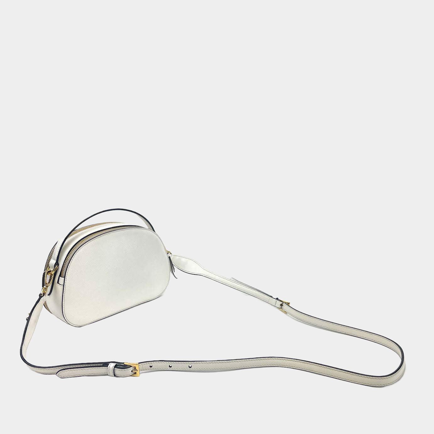 PRADA Saffiano Lux Odette Crossbody Bag