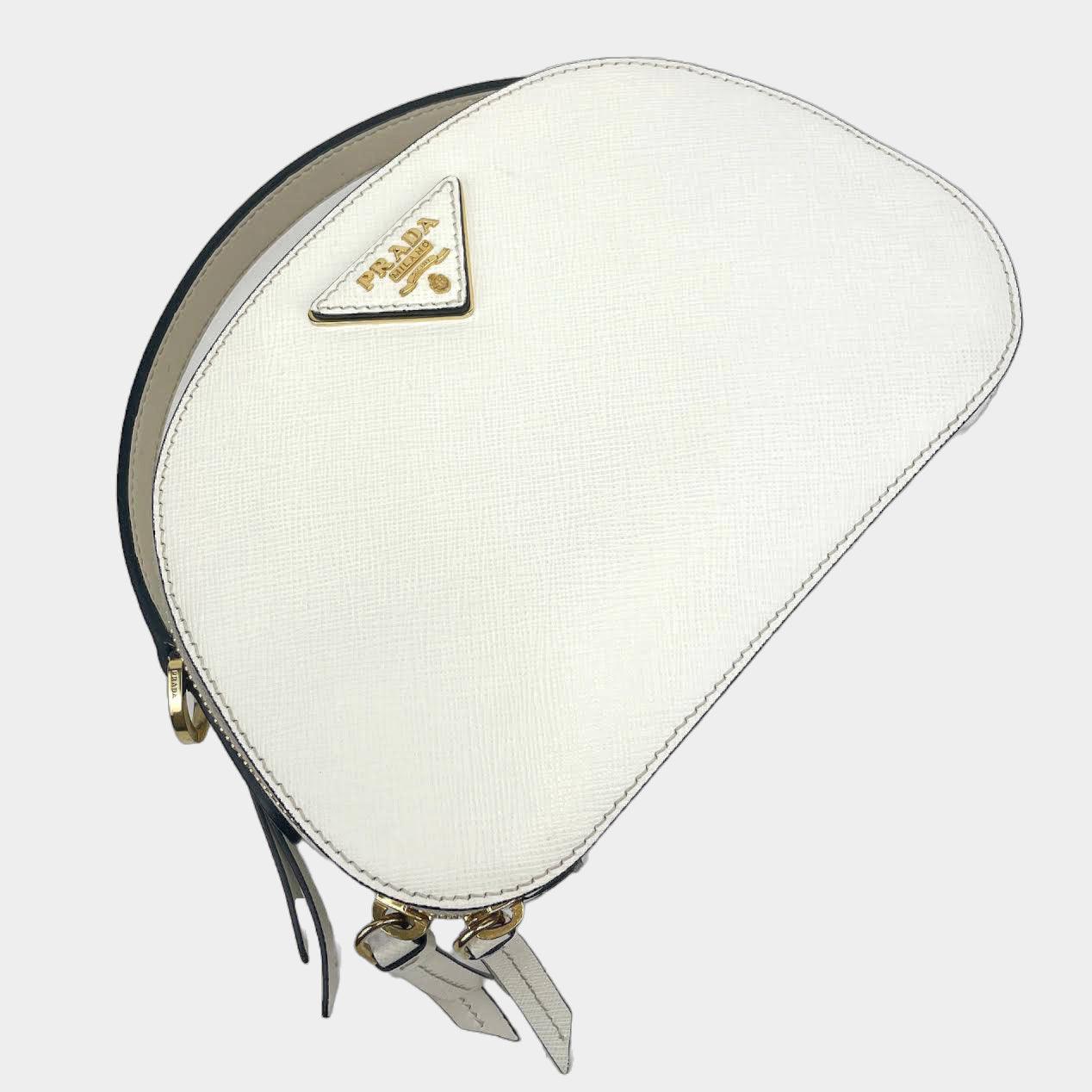 PRADA Saffiano Lux Odette Crossbody Bag