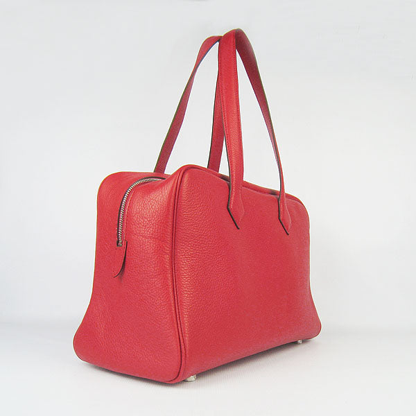 Hermes Togo leather handbag H2802 red