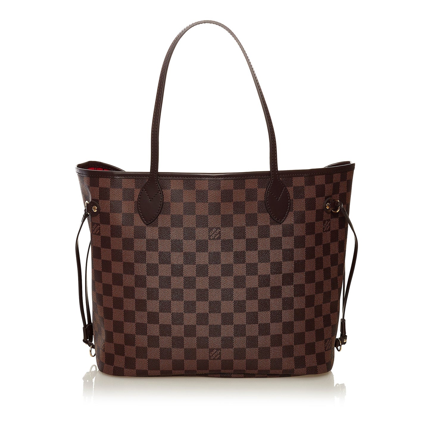 Brown Louis Vuitton Damier Ebene Neverfull MM Tote Bag