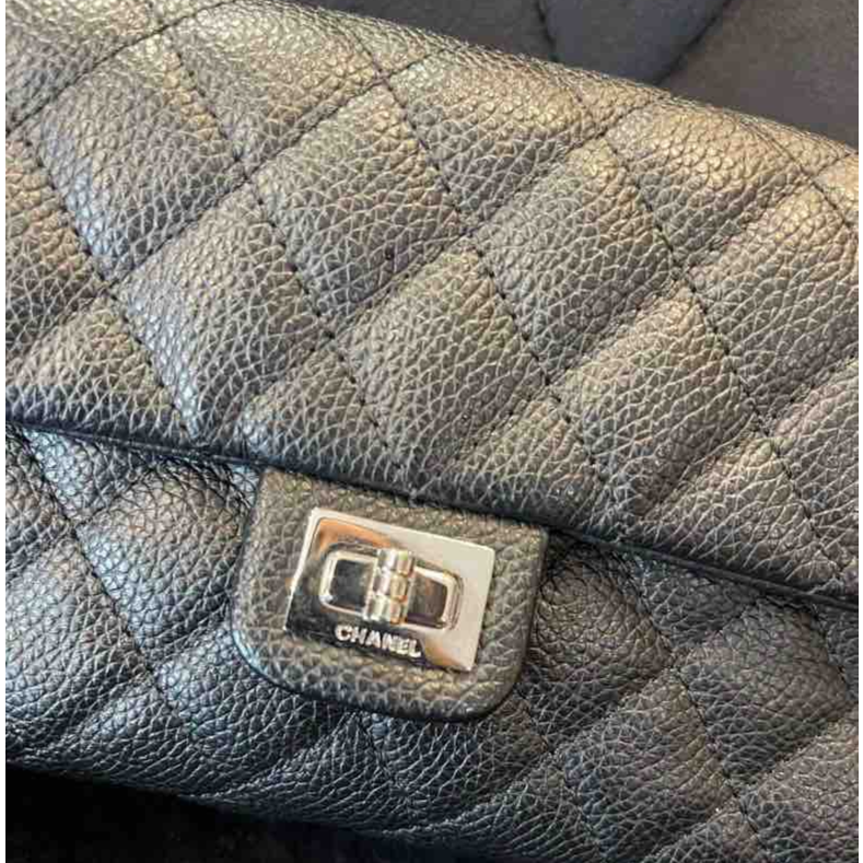 Chanel Quilted 2.55 Quilted Belt Bag, Black Leather