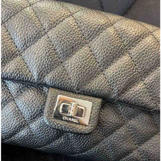 Chanel Quilted 2.55 Quilted Belt Bag, Black Leather