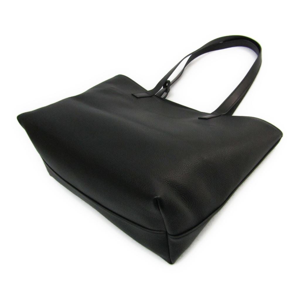 Prada Black Vitello Daino Tote (SHA-11074)