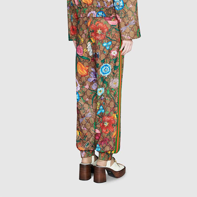 (WMNS) GUCCI Flora GG Supreme Pattern Track Pants 605437-XJB9I-2103