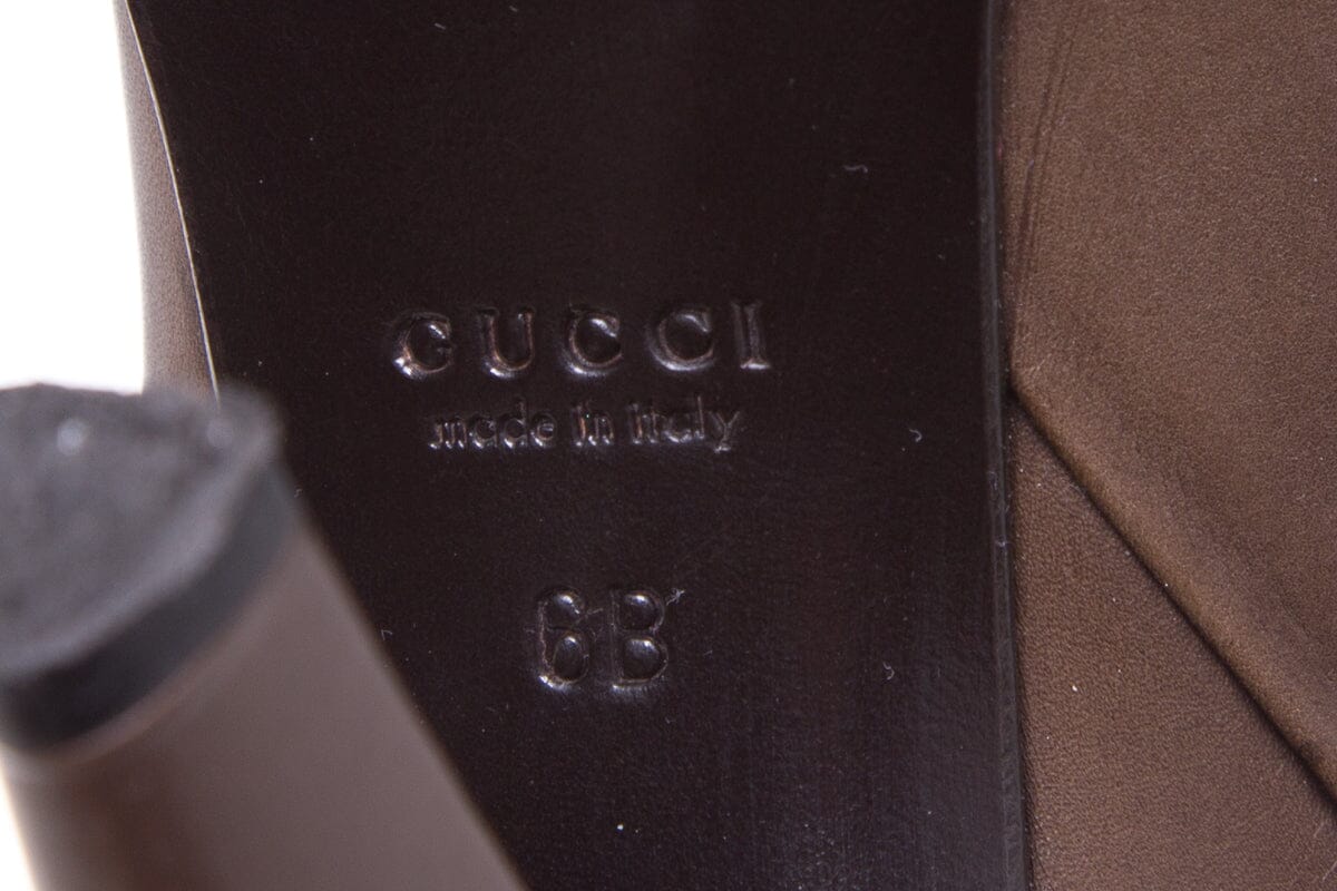 Gucci Mushroom Heel Boots SZ 6