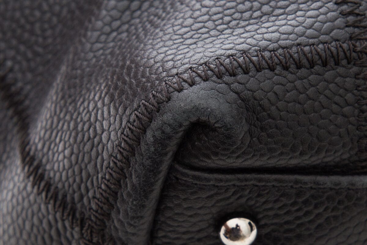 Chanel Black Leather Handbag