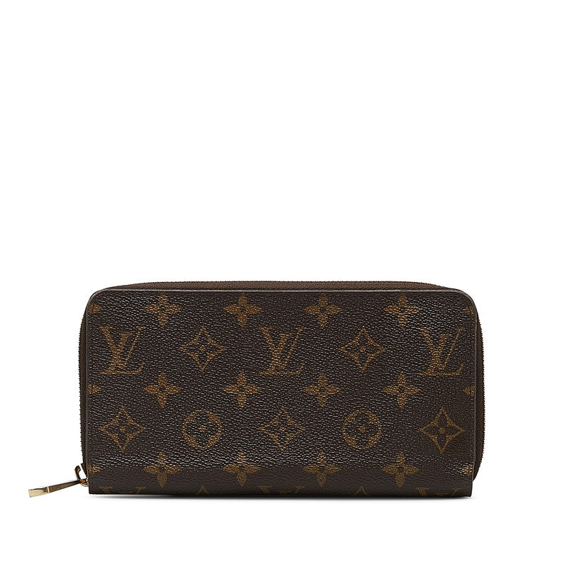 Louis Vuitton Monogram Jeep Wallet Round  Long Wallet M41895 Brown Fushai PVC Leather Ladies Louis Vuitton