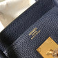 HM Birkin Dark Blue For Women Gold-Toned Hardware 11in/30cm