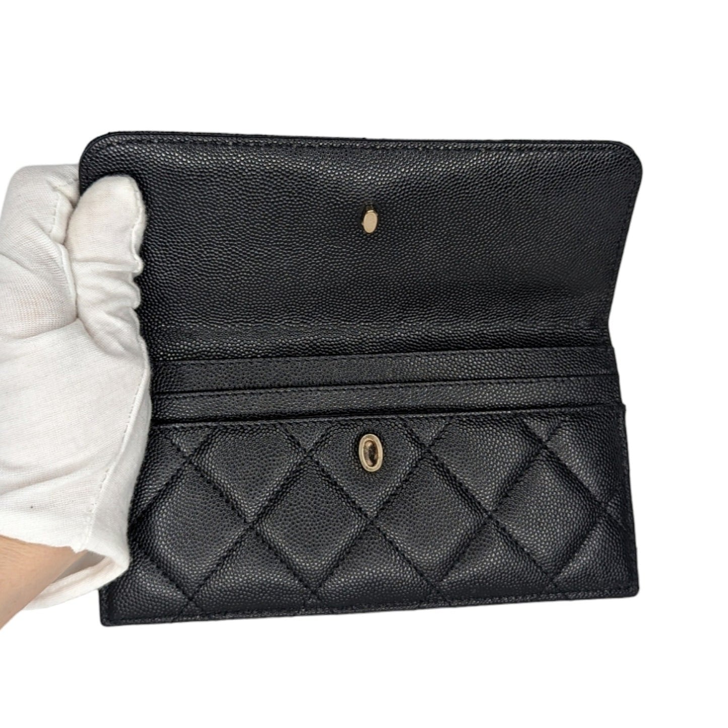 Chanel bags Black Caviar Quilted Small In & Out Camera Case