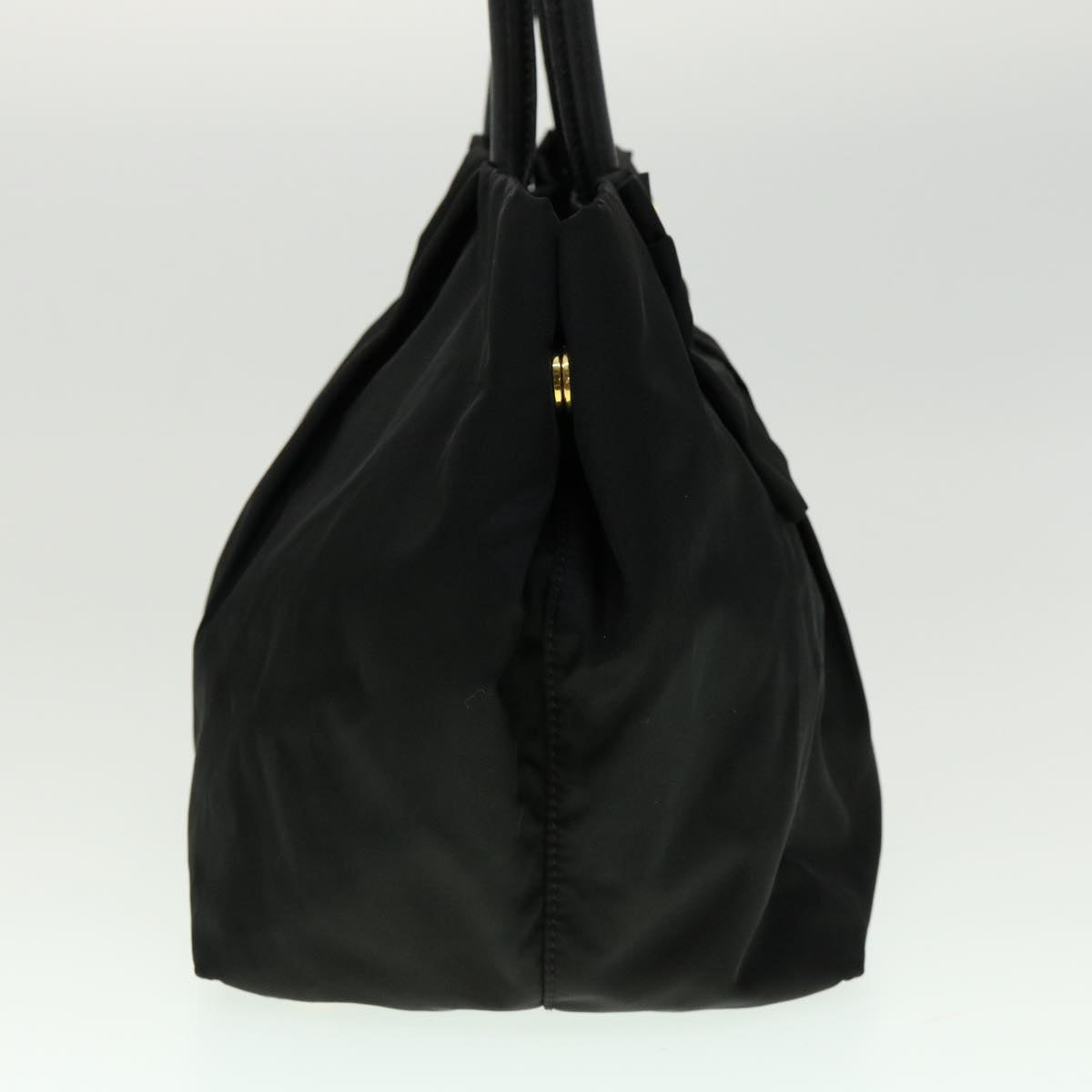 PRADA Nylon Hand Bag Black  30324