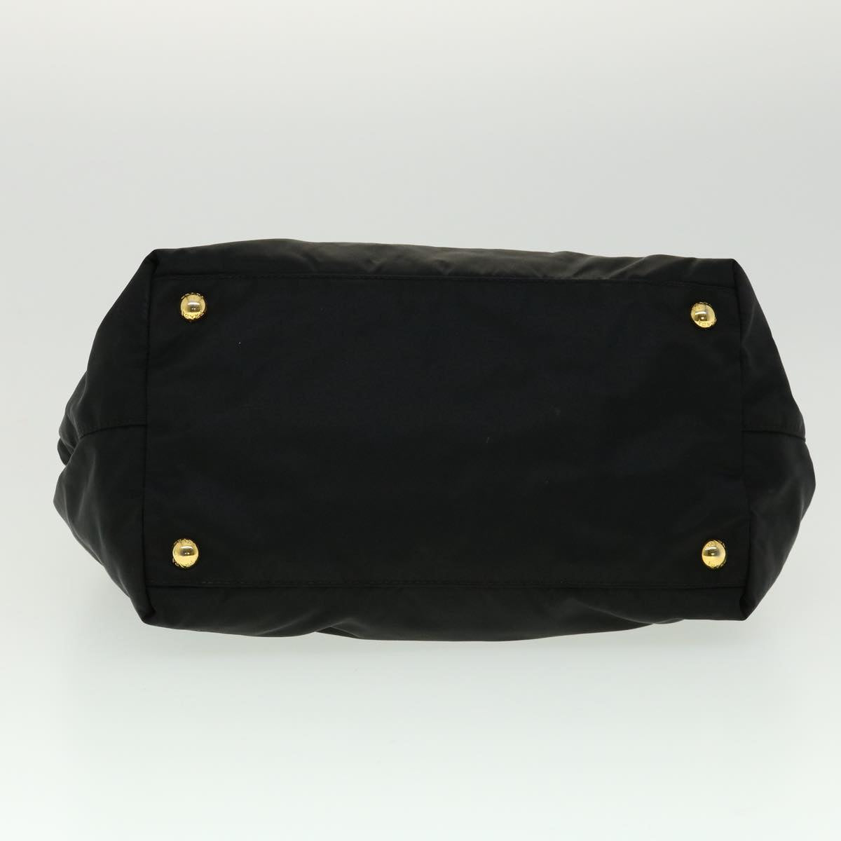 PRADA Nylon Hand Bag Black  30324