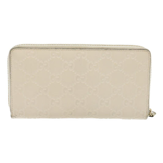 GUCCI GG Canvas ssima Long Wallet White  30393