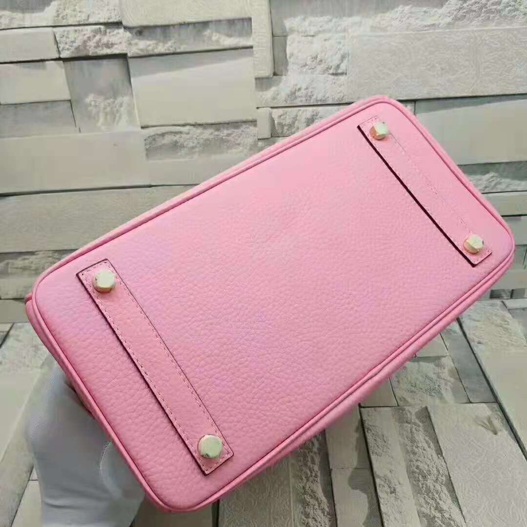 HM Birkin Pink For Women Gold Toned Hardware 14in/35cmÂ