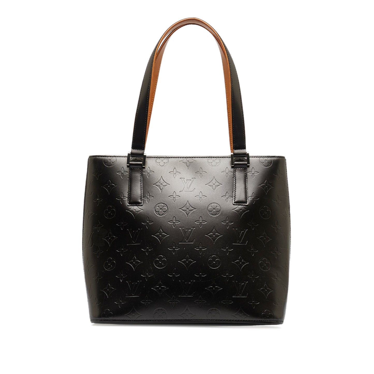 Black Louis Vuitton Monogram Mat Stockton Tote Bag