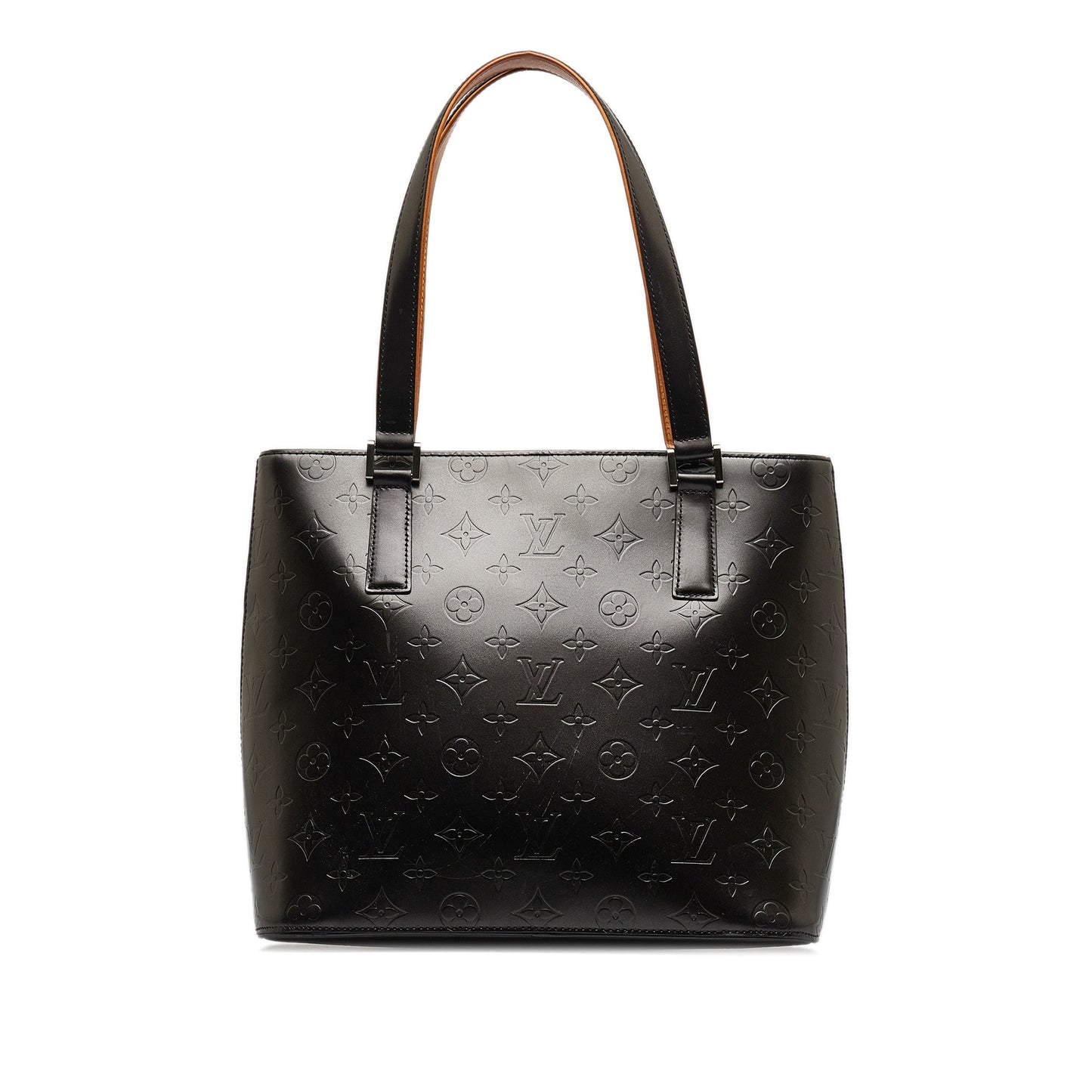 Black Louis Vuitton Monogram Mat Stockton Tote Bag