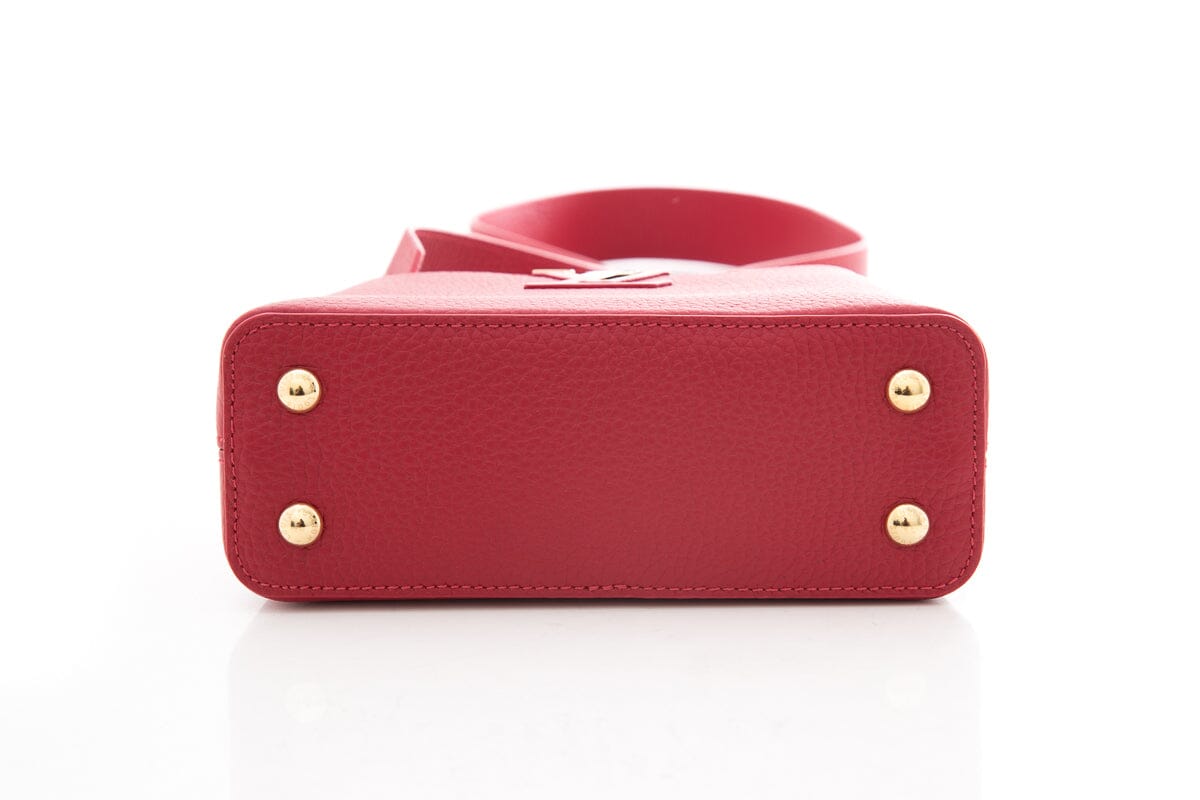 Louis Vuitton Scarlet Mini Capucines Handbag