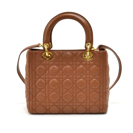 Lady Dior Cannage Quilt Leather Medium Bag