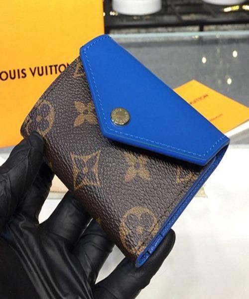 Louis Vuitton Zoé Wallet Monogram Bleu Jean colored leather