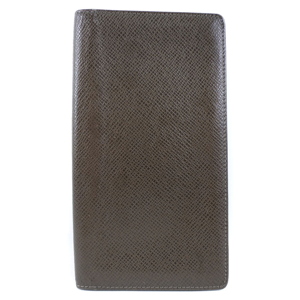 Louis Vuitton Brown Leather Porte carte credit bifold wallet accessories