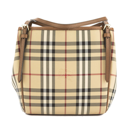 Burberry Tan Horseferry Check Small Canterbury Tote Bag (New with Tags)