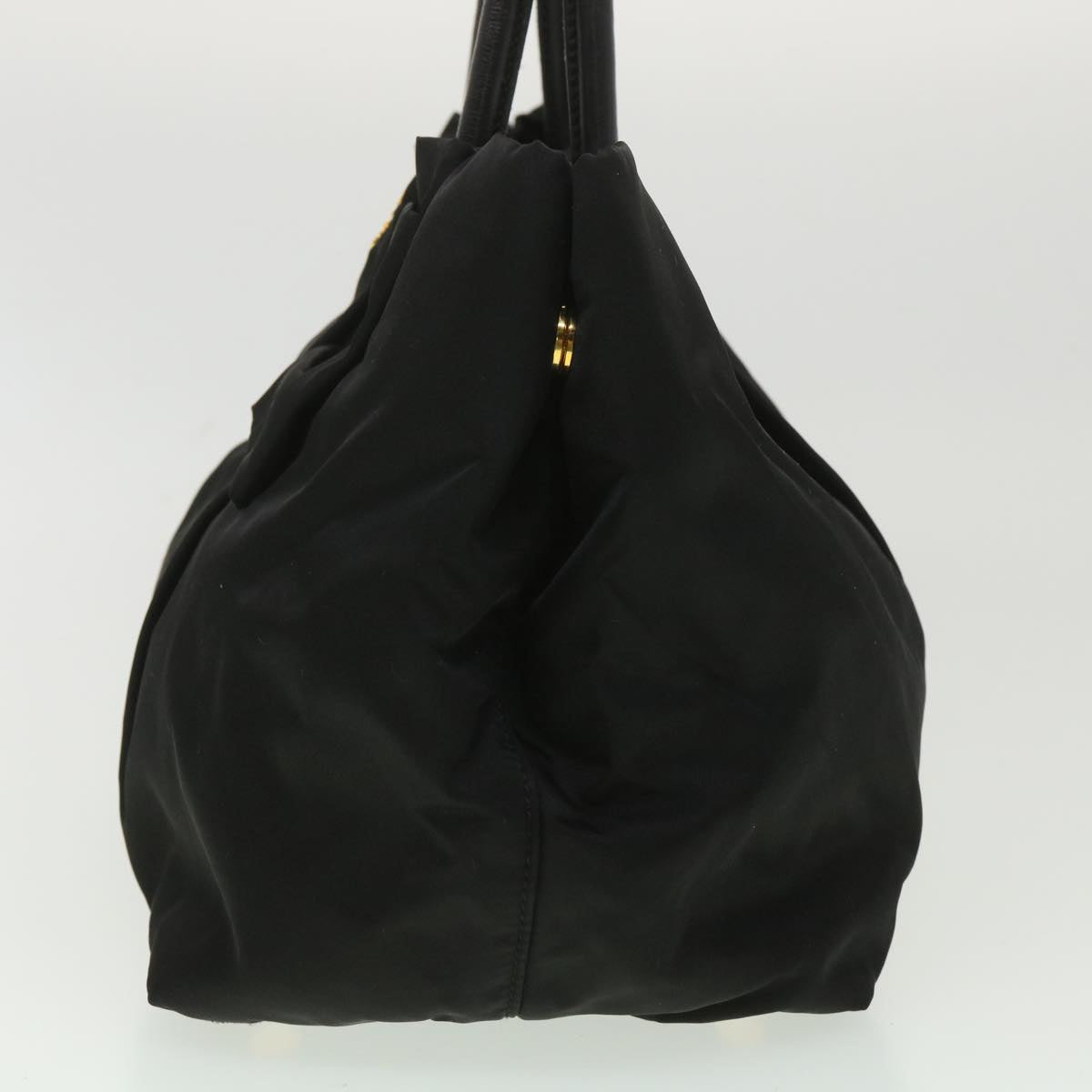 PRADA Hand Bag Nylon Black  33979