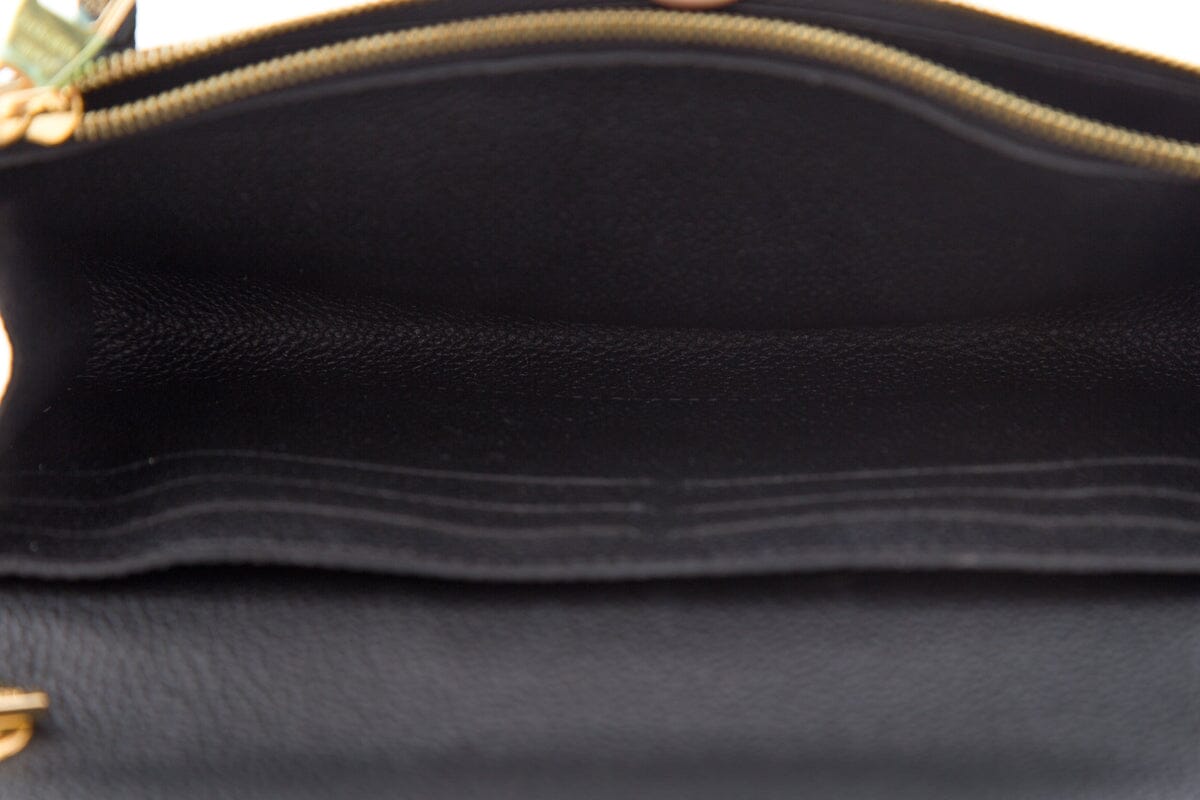 Louis Vuitton Black Empreinte Wallet on Chain Cross-Body