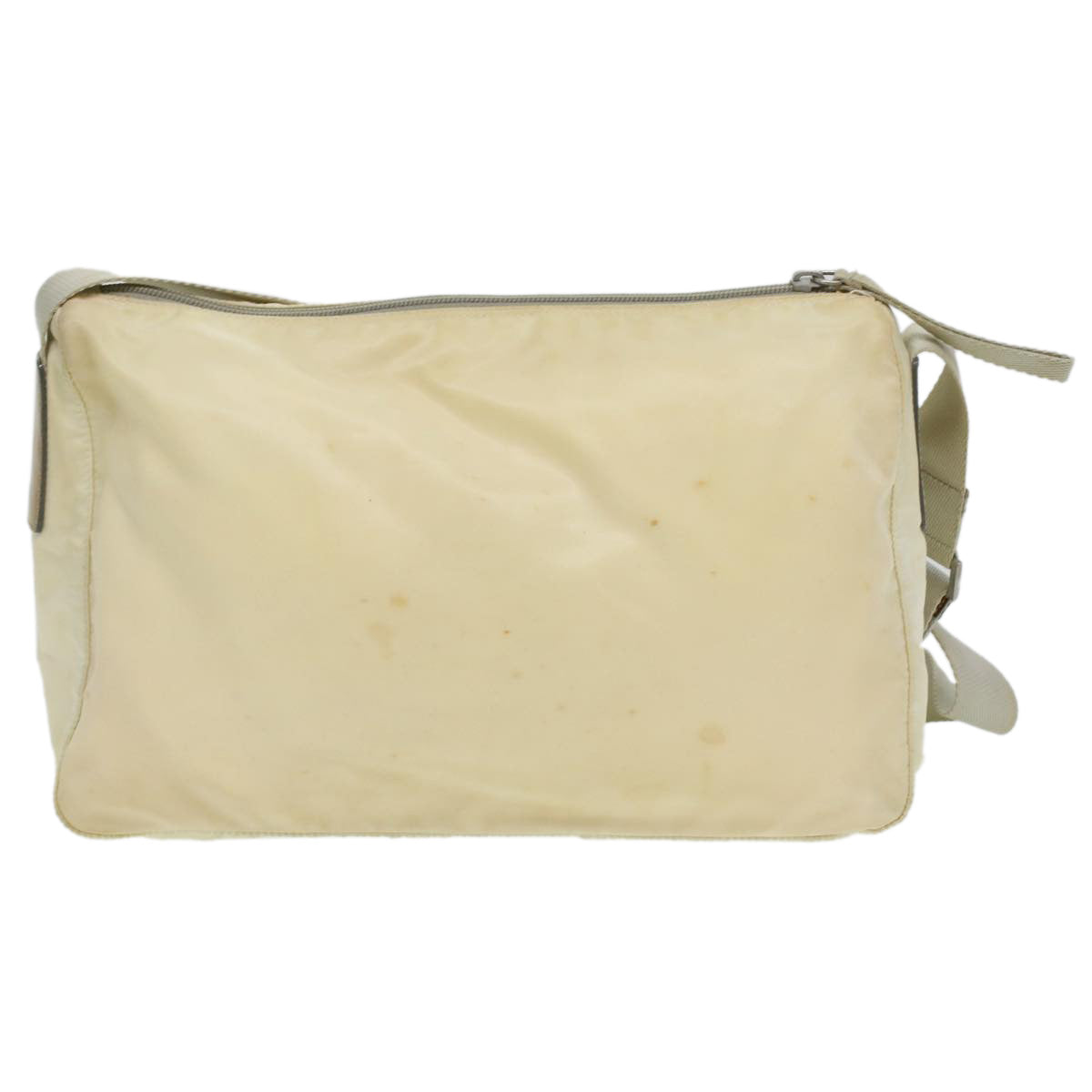 PRADA Shoulder Bag Nylon Cream  34363