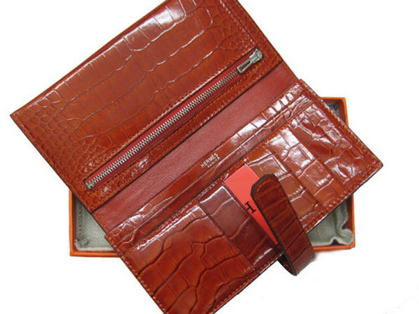 Hermes Wallet H1115 Wallet Crocodile