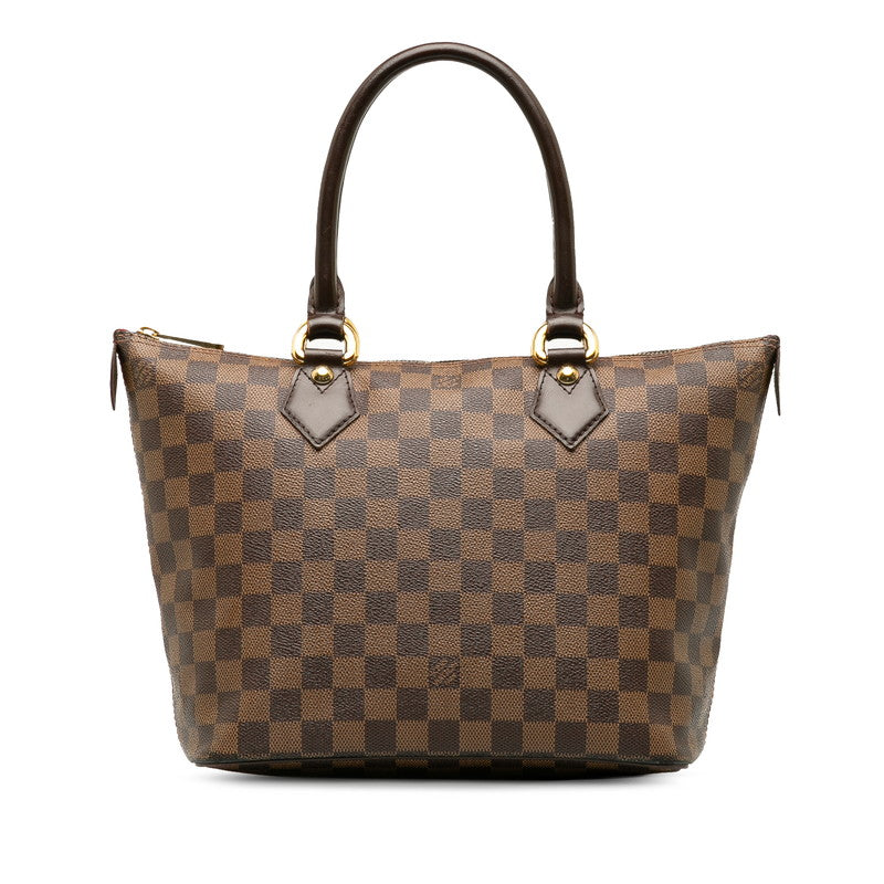 Louis Vuitton Damier Saleya PM Tote Handbag N51183 Brown