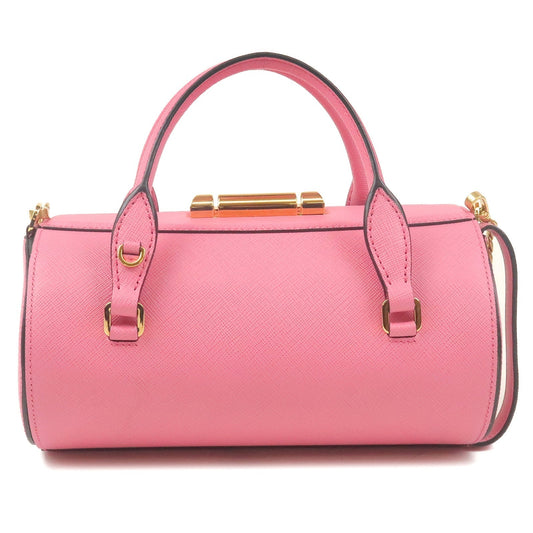 Prada Sybille Leather 2Way Chain Shoulder Bag Pink 1BA216