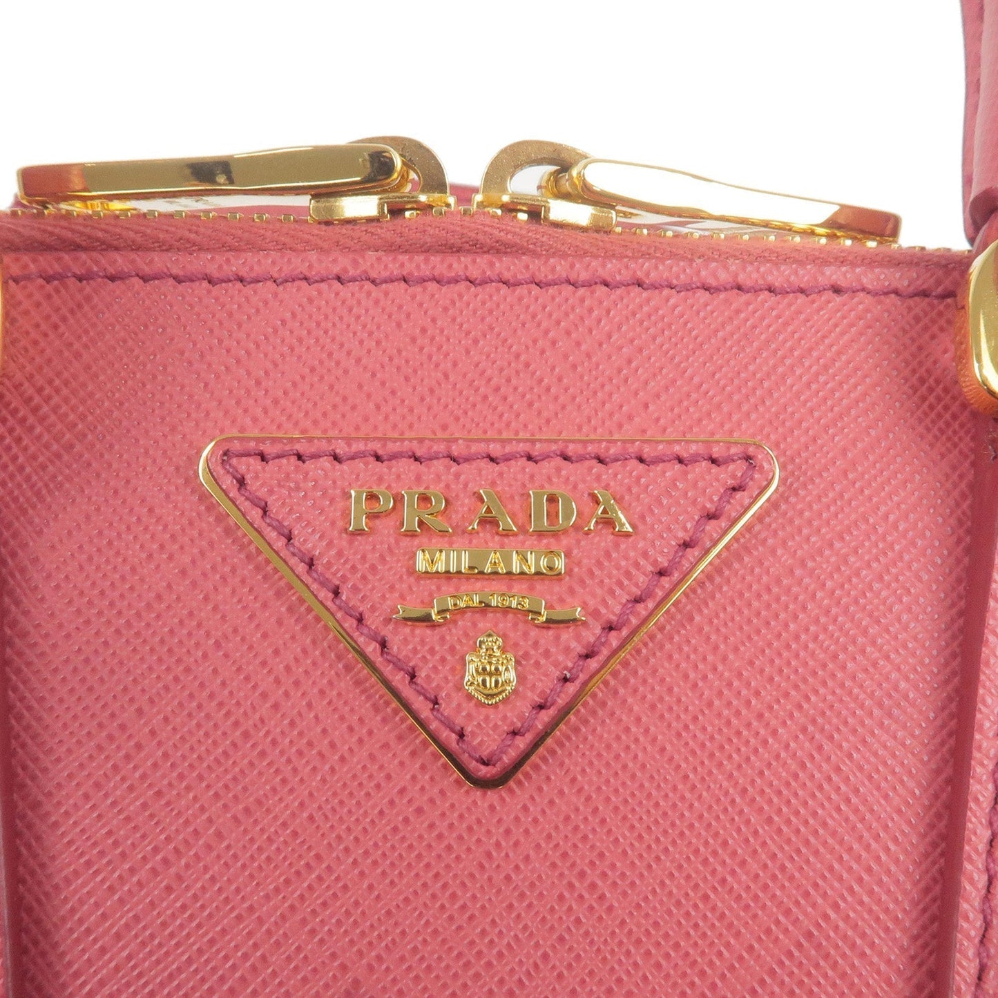 Prada Leather 2Way Hand Bag Shoulder Bag Pink BL0838