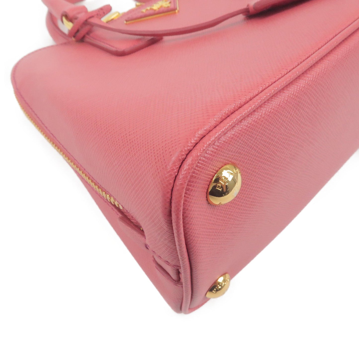 Prada Leather 2Way Hand Bag Shoulder Bag Pink BL0838