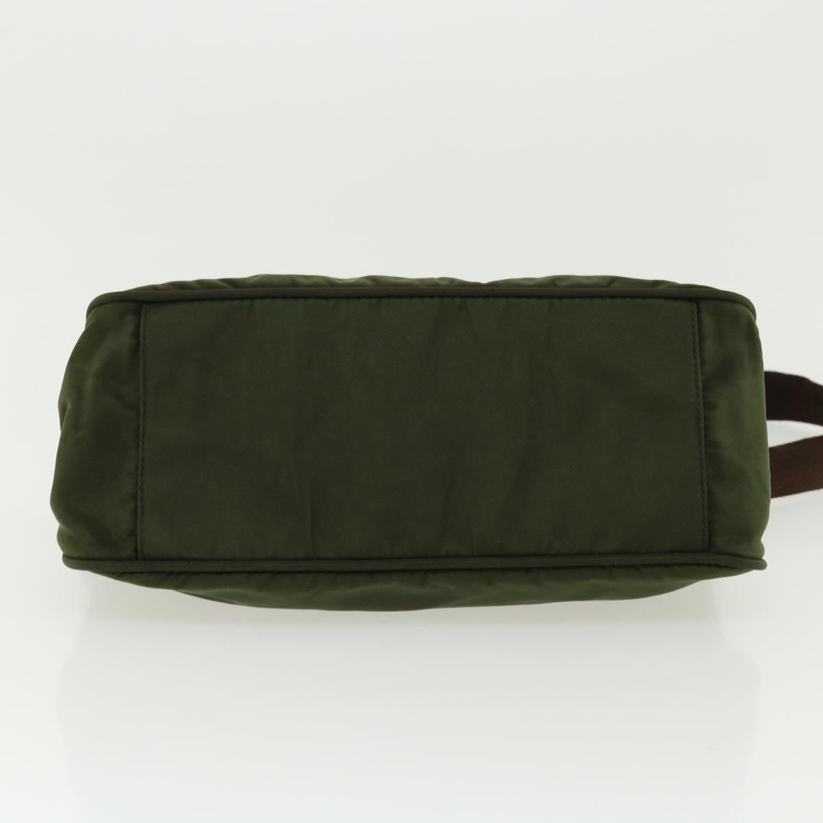 PRADA Accessory Pouch Nylon Green  35556