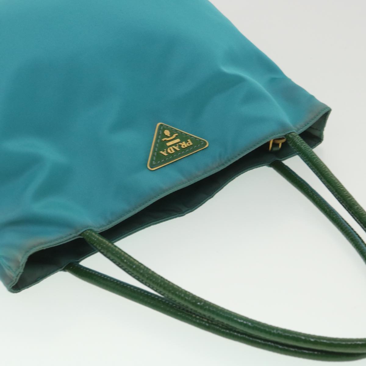 PRADA Shoulder Bag Nylon Light Blue  36530