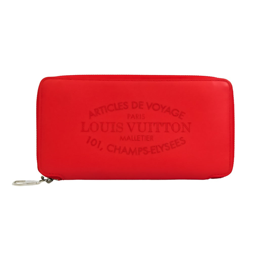 Louis Vuitton Red Leather Iena wallet accessories