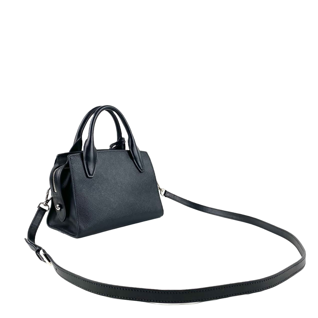 PRADA Saffiano Small Kristen Black - OUTLET FINAL SALE