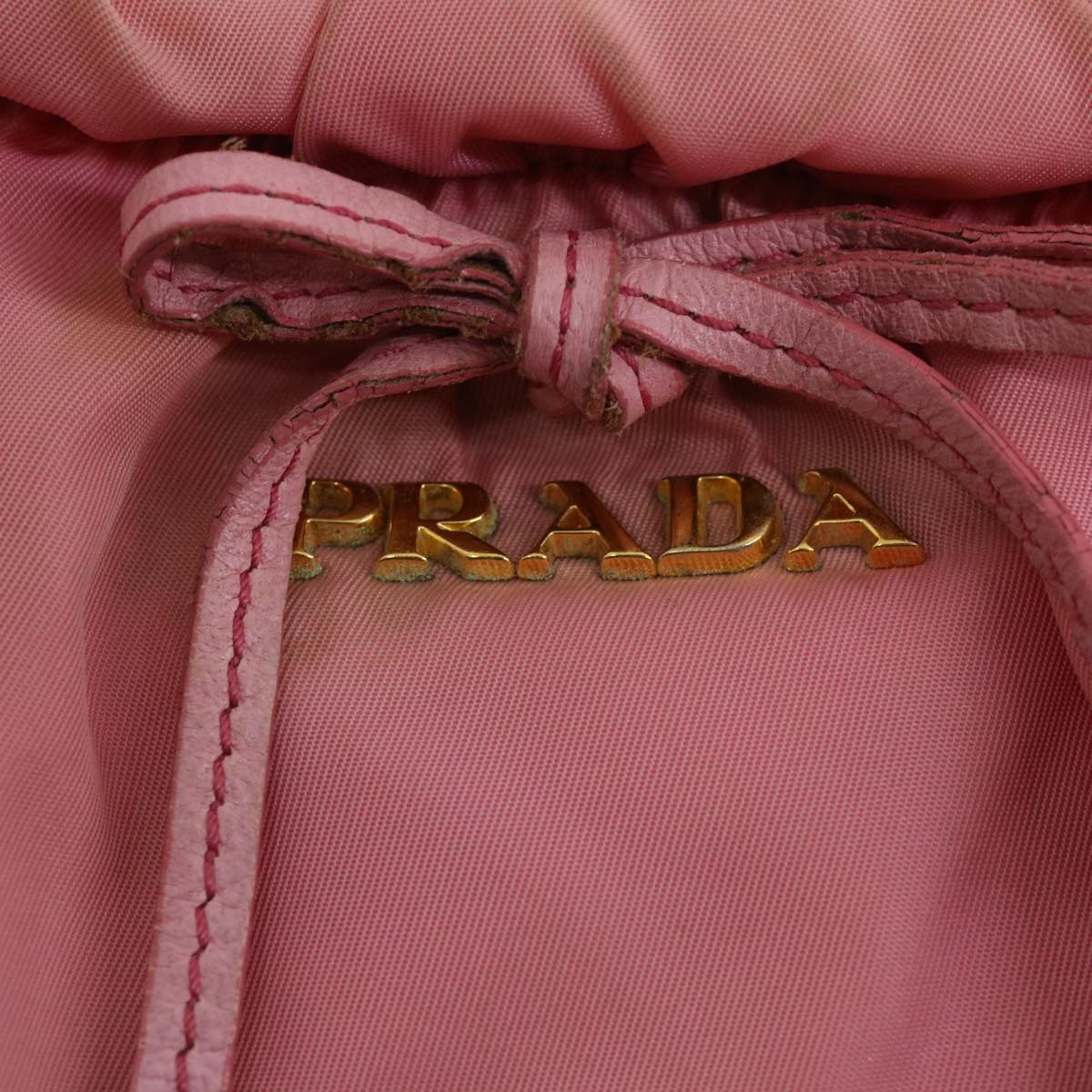 PRADA Hand Bag Nylon 2way Pink  36630