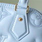 LV Alma BB Bag Handbags, Shoulder and Cross Body Bags For Women In Bleu Glacier Blue 9.6in/25cm LV M59822