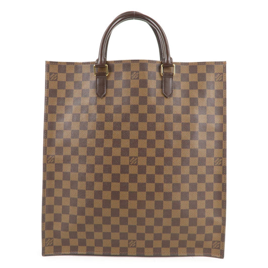 Louis Vuitton Damier Ebene Sac Pla Tote Bag Hand Bag N51140