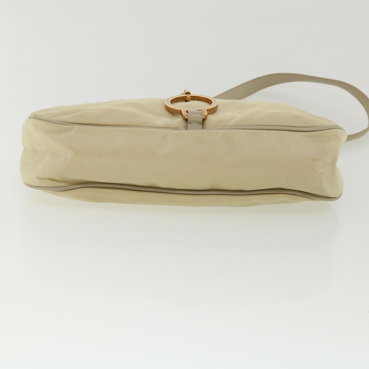 PRADA Accessory Pouch Nylon Beige  36984