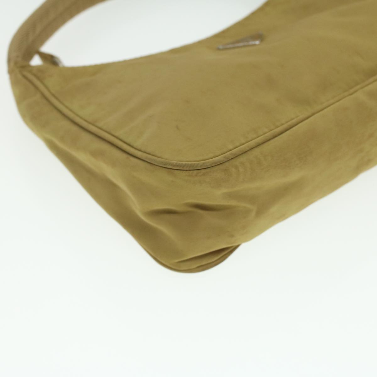 PRADA Accessory Pouch Nylon Khaki  37012