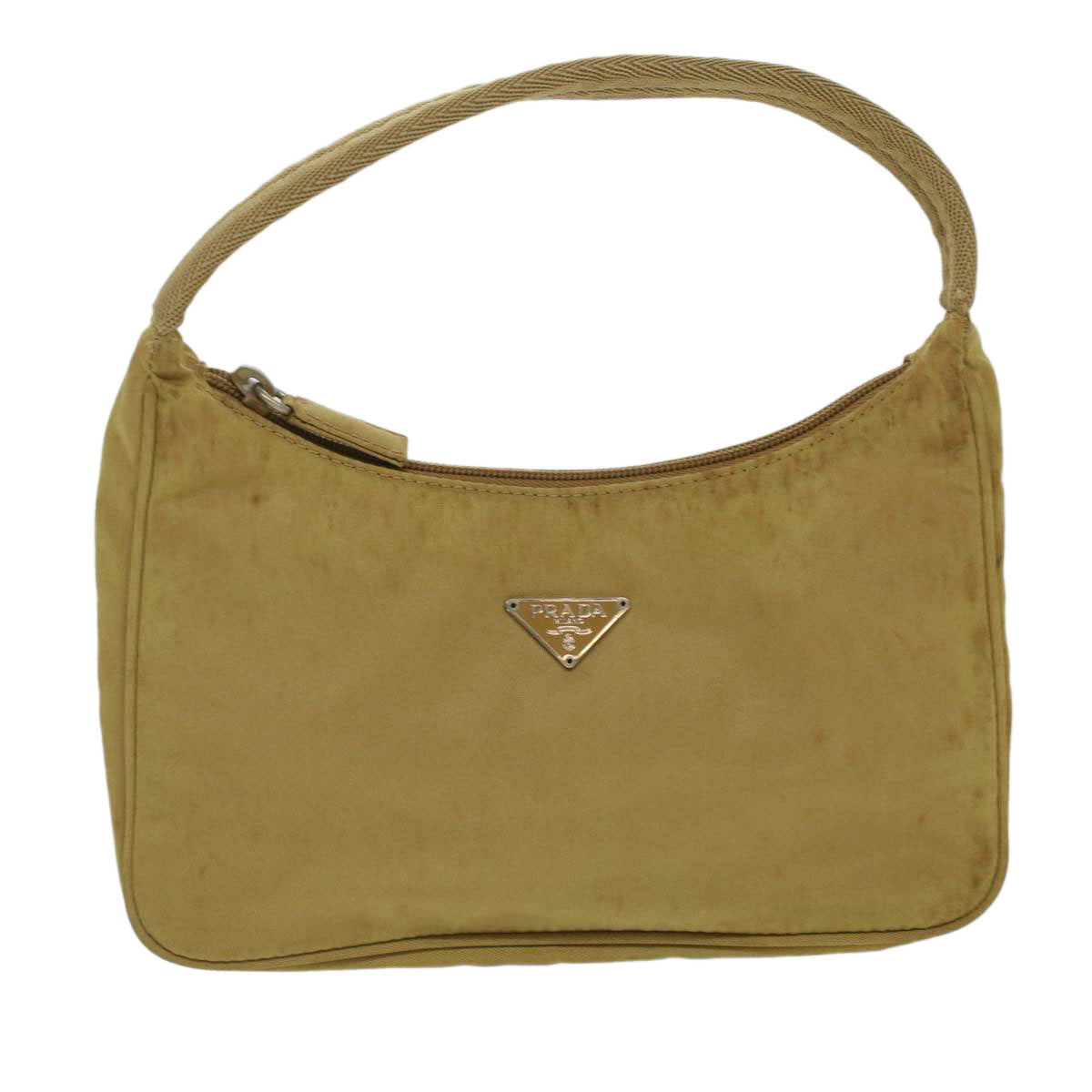 PRADA Accessory Pouch Nylon Khaki  37012