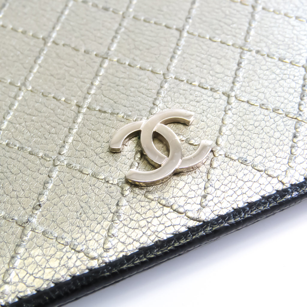 Chanel Gold Leather  wallet accessories