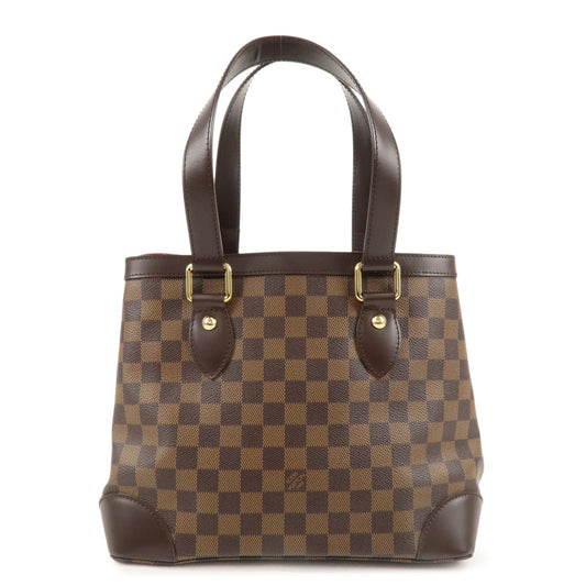 Louis Vuitton Damier Ebene Hampstead PM Hand Bag Tote Bag N51205